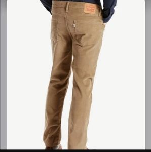 LEVI'S 514 Men's Taupe Courdoroy Pants W30 L32
